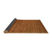 Thickness of Contemporary Mahogany Brown Modern Rug, con19