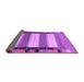 Sideview of Abstract Purple Contemporary Rug, con1900pur