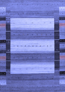 Abstract Blue Contemporary Rug, con1900blu