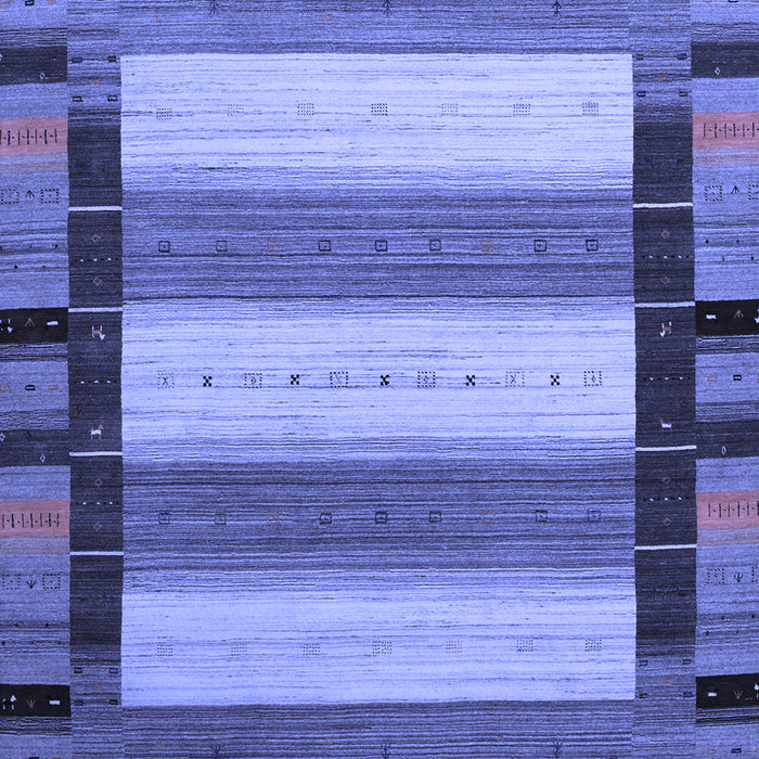 Abstract Blue Contemporary Rug, con1900blu