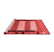 Contemporary Red Washable Rugs