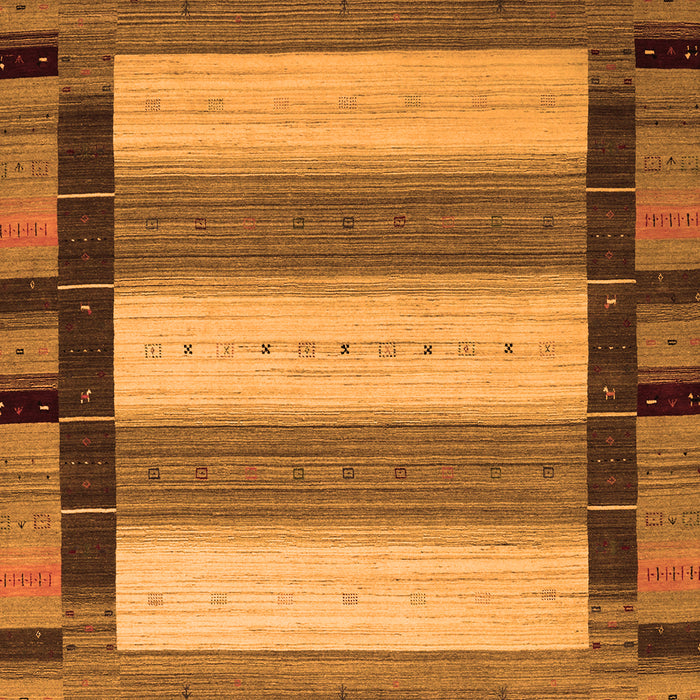 Serging Thickness of Machine Washable Abstract Orange Contemporary Area Rugs, wshcon1900org