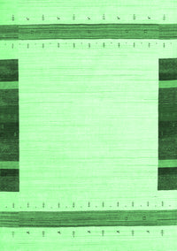 Solid Emerald Green Modern Rug, con1901emgrn