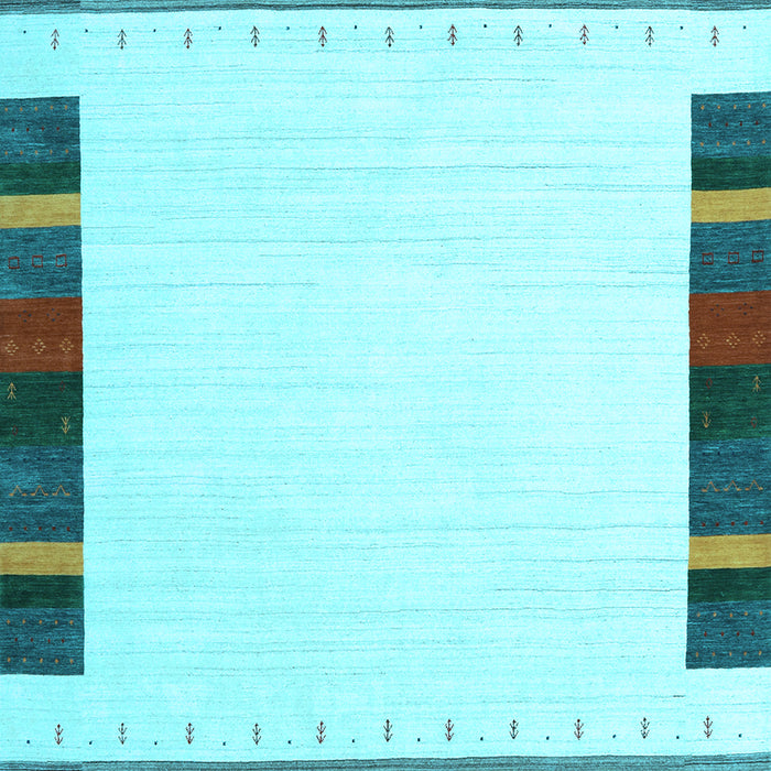 Solid Light Blue Modern Rug, con1901lblu