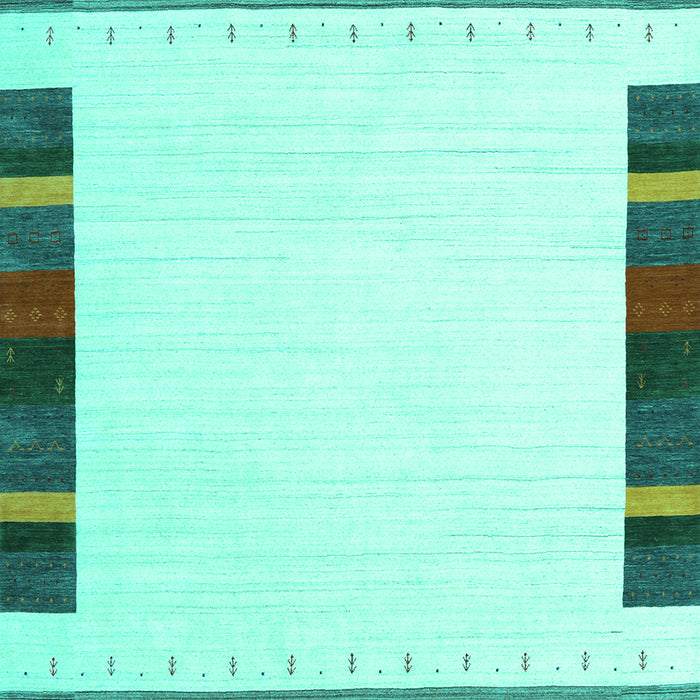 Solid Turquoise Modern Rug, con1901turq