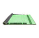 Sideview of Solid Emerald Green Modern Rug, con1901emgrn