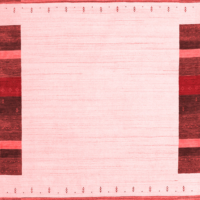 Machine Washable Solid Red Modern Rug, wshcon1901red