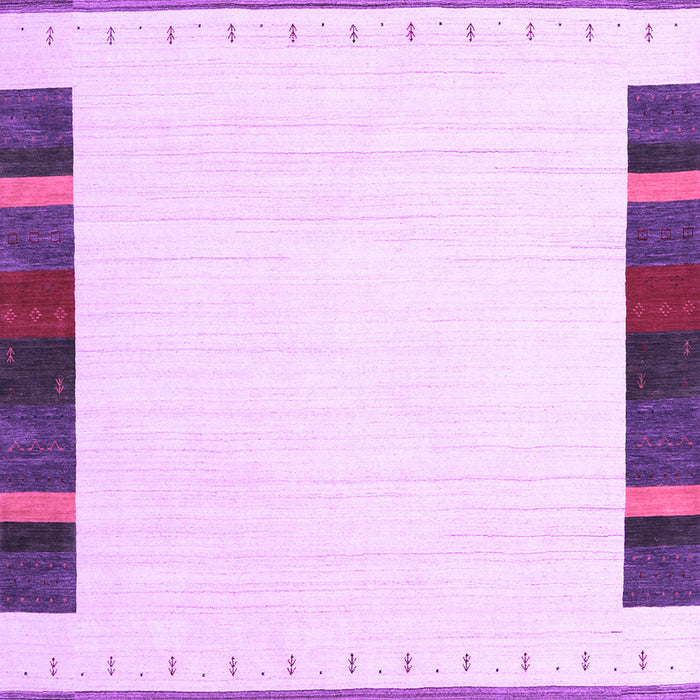 Machine Washable Solid Purple Modern Area Rugs, wshcon1901pur