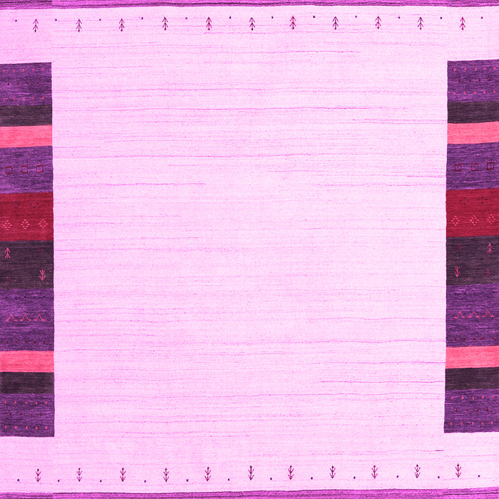 Machine Washable Solid Pink Modern Rug, wshcon1901pnk