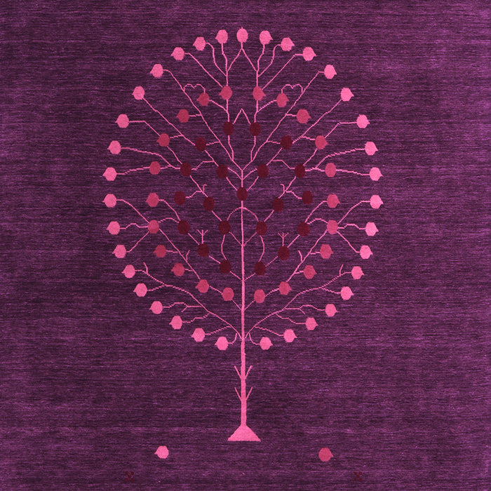 Abstract Purple Contemporary Rug, con1902pur