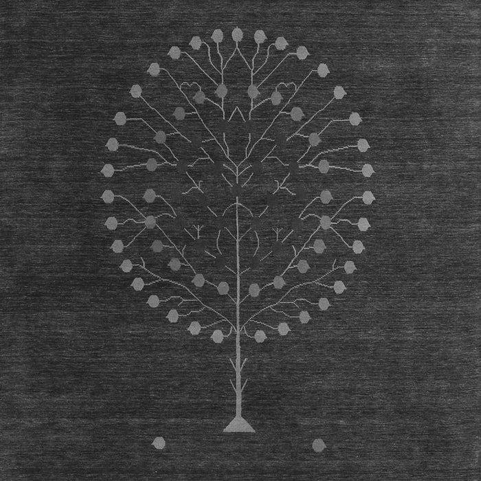 Abstract Gray Contemporary Rug, con1902gry