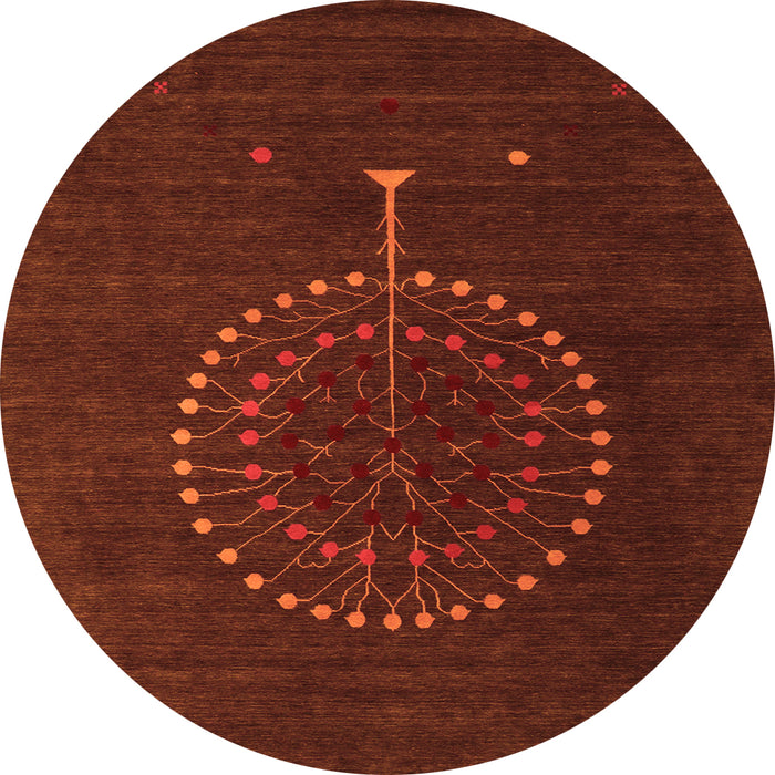 Machine Washable Abstract Orange Contemporary Area Rugs, wshcon1902org