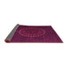 Sideview of Abstract Pink Contemporary Rug, con1902pnk