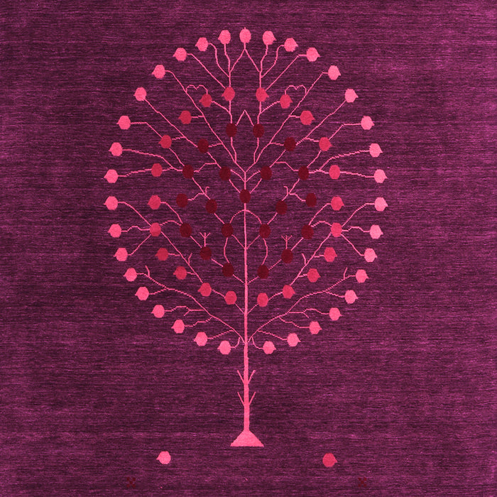 Machine Washable Abstract Pink Contemporary Rug, wshcon1902pnk