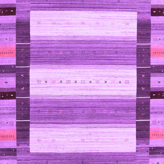 Machine Washable Abstract Purple Contemporary Area Rugs, wshcon1903pur