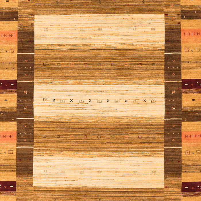 Serging Thickness of Machine Washable Abstract Orange Contemporary Area Rugs, wshcon1903org