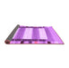 Sideview of Abstract Purple Contemporary Rug, con1903pur