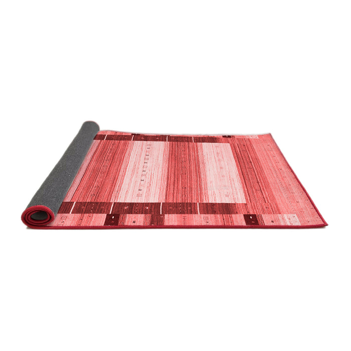Abstract Red Contemporary Area Rugs