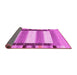 Sideview of Abstract Pink Contemporary Rug, con1903pnk