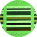 Machine Washable Abstract Green Contemporary Area Rugs, wshcon1904grn