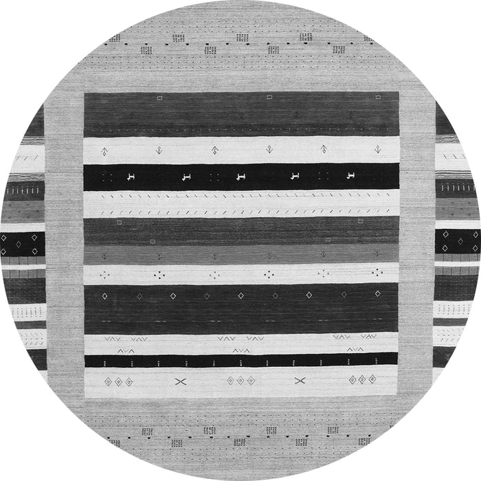 Machine Washable Abstract Gray Contemporary Rug, wshcon1905gry