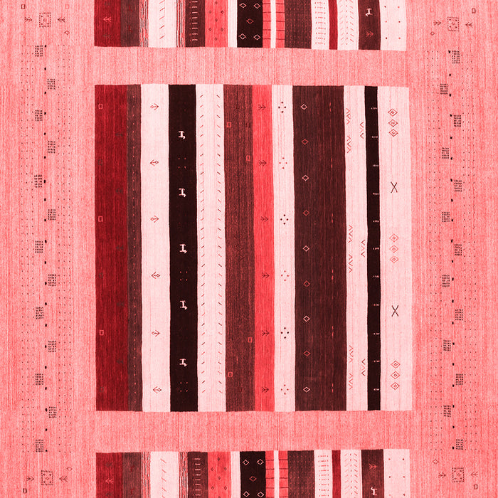 Abstract Red Contemporary Rug, con1905red