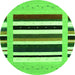 Machine Washable Abstract Green Contemporary Area Rugs, wshcon1905grn