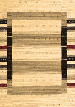 Abstract Brown Contemporary Rug, con1906brn