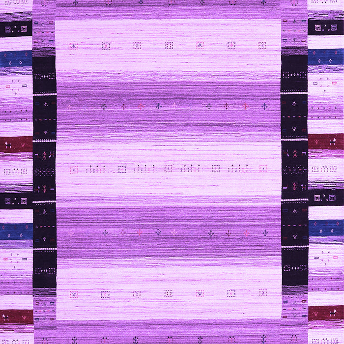 Machine Washable Abstract Purple Contemporary Area Rugs, wshcon1906pur