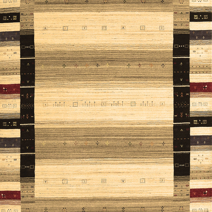 Machine Washable Abstract Brown Contemporary Rug, wshcon1906brn