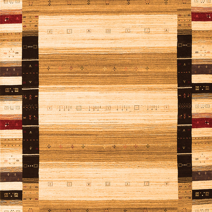 Serging Thickness of Machine Washable Abstract Orange Contemporary Area Rugs, wshcon1906org