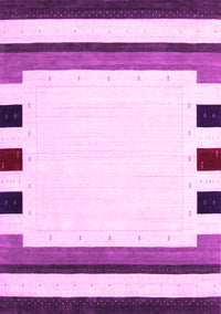 Solid Pink Modern Rug, con1907pnk