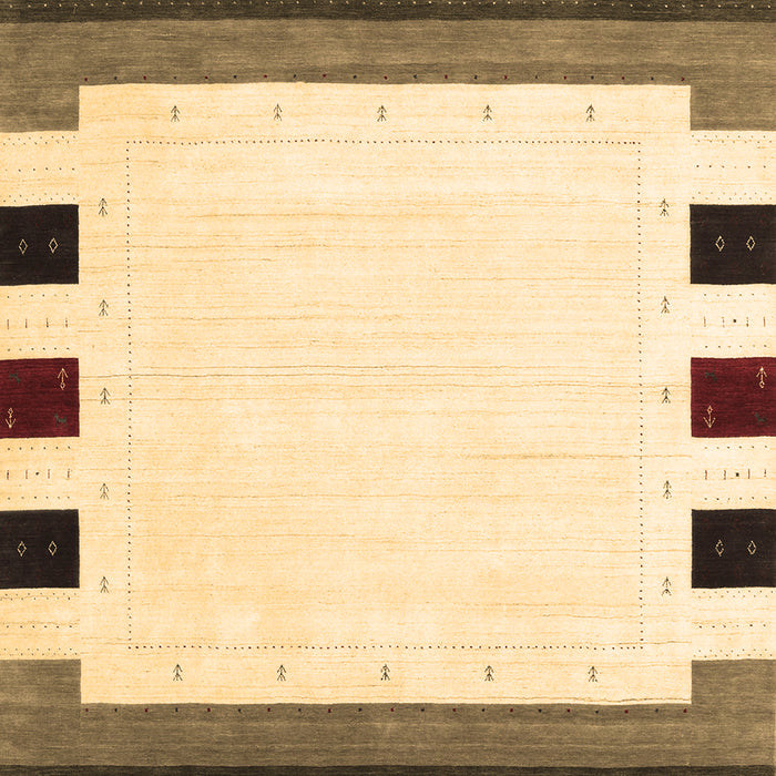 Machine Washable Solid Brown Modern Rug, wshcon1907brn