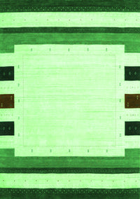 Solid Green Modern Rug, con1907grn