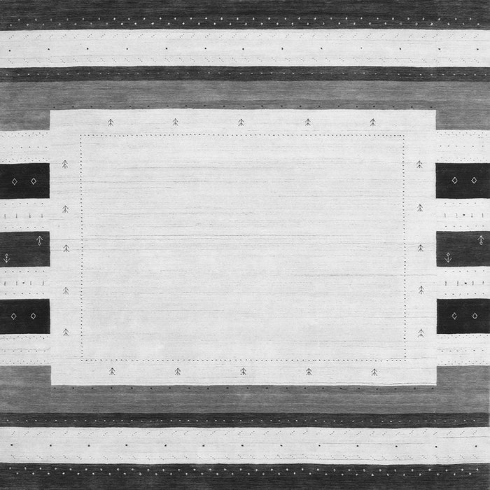 Serging Thickness of Solid Gray Modern Rug, con1907gry