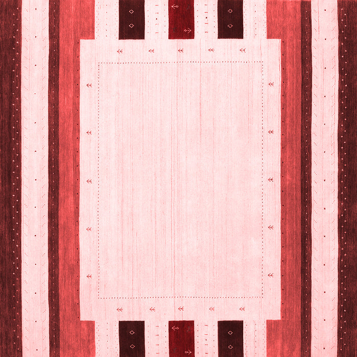 Solid Red Modern Rug, con1907red