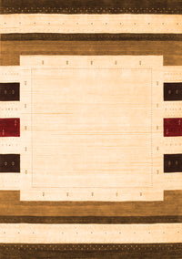 Solid Orange Modern Rug, con1907org