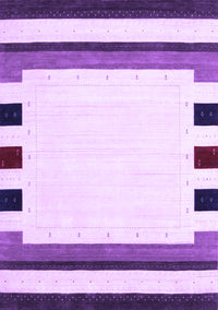 Solid Purple Modern Rug, con1907pur