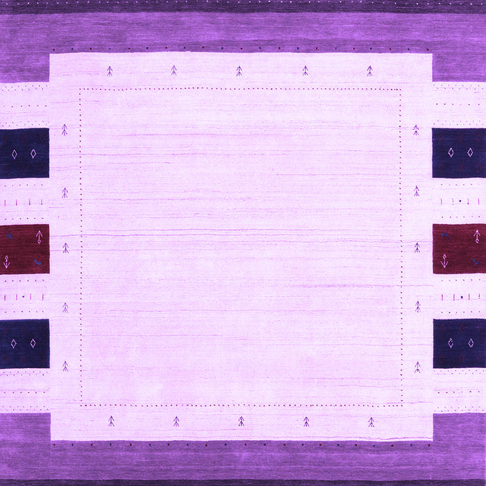 Solid Purple Modern Rug, con1907pur
