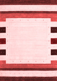 Solid Red Modern Rug, con1907red