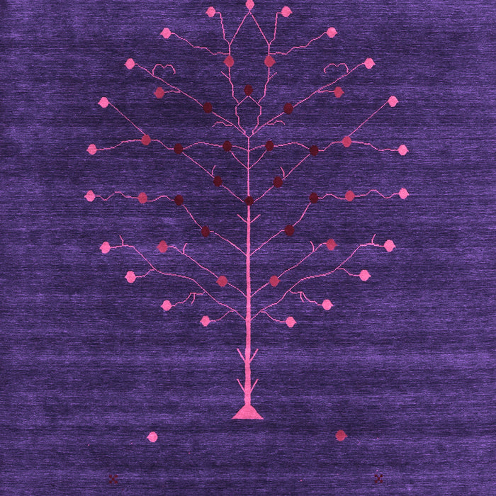 Abstract Purple Contemporary Rug, con1908pur
