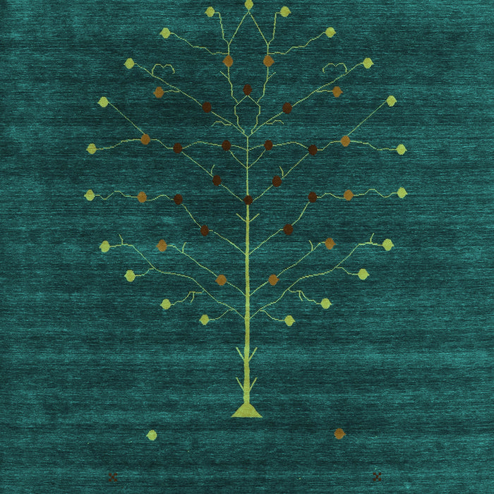 Machine Washable Abstract Turquoise Contemporary Area Rugs, wshcon1908turq