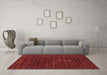 Contemporary Red Washable Rugs