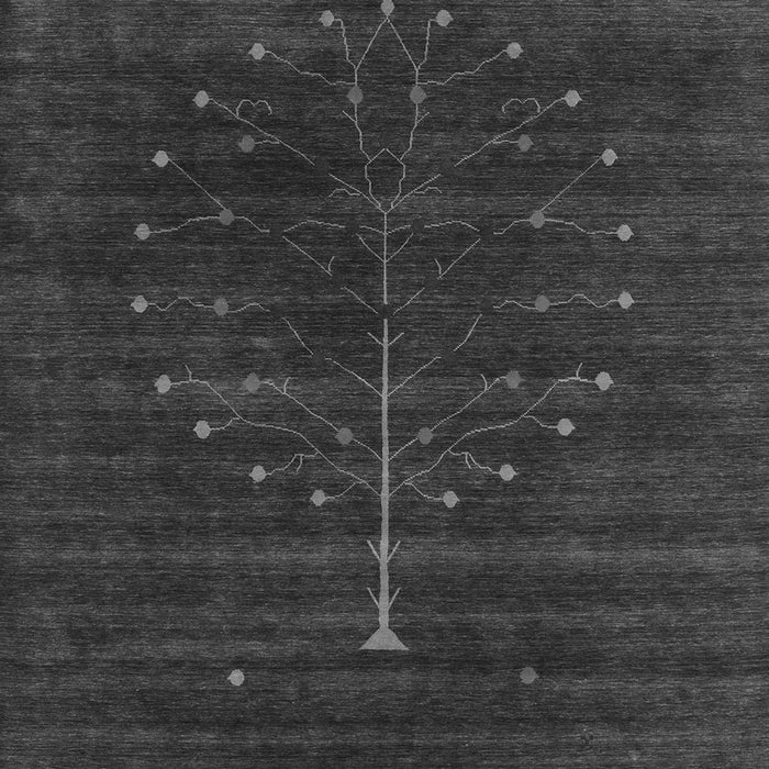 Abstract Gray Contemporary Rug, con1908gry