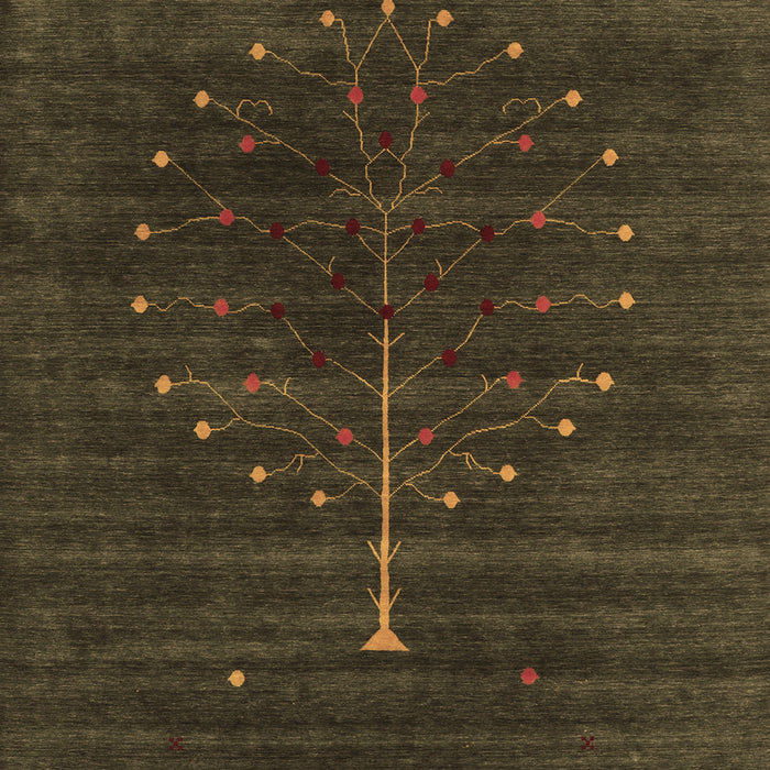 Machine Washable Abstract Brown Contemporary Rug, wshcon1908brn