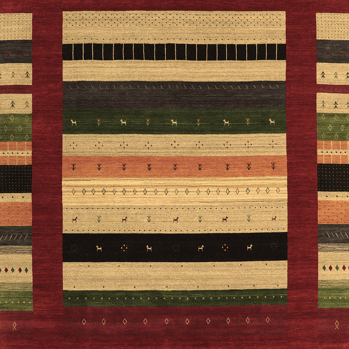 Abstract Brown Contemporary Rug, con1909brn