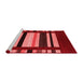 Contemporary Red Washable Rugs