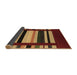 Sideview of Abstract Brown Contemporary Rug, con1909brn