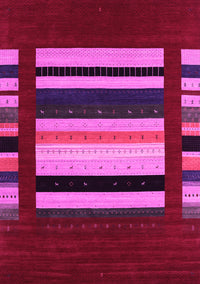 Abstract Pink Contemporary Rug, con1909pnk