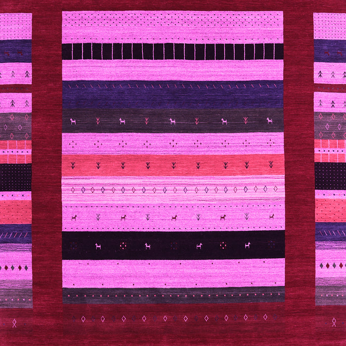 Abstract Pink Contemporary Rug, con1909pnk
